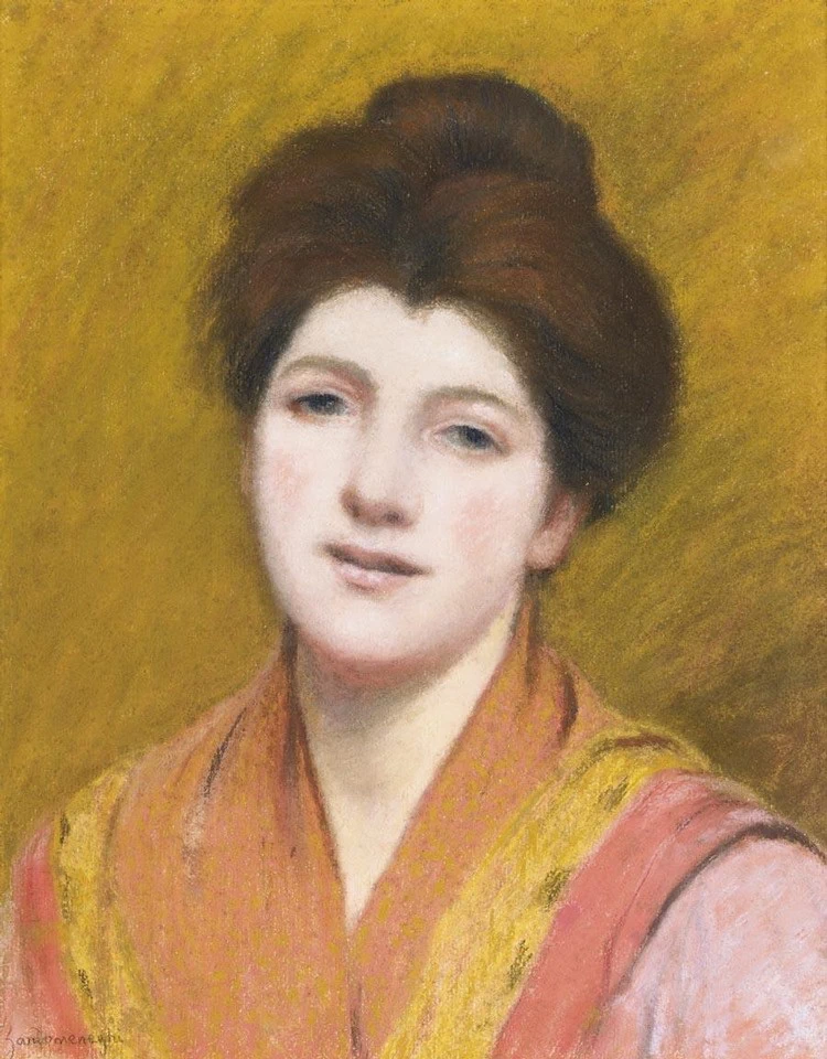Lo scialletto rosso e giallo